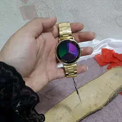 ساعت مچی elysian طلایی مدل هفت رنگ