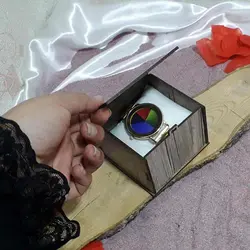 ساعت مچی elysian طلایی مدل هفت رنگ