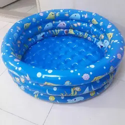 استخر بادی آبی رنگ طرح دار مدل 3Ring Pool