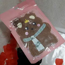 کیسه آب گرم خرس قهوه ای مخملی