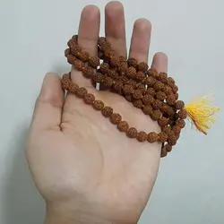 تسبیح رودراکشا مدل 8 میلیمتری