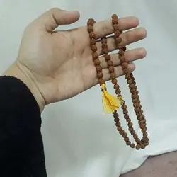 تسبیح رودراکشا مدل 8 میلیمتری