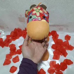 عروسک 38 سانتی متری طرح زرافه