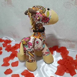 عروسک مدل زرافه ارتفاع 38 سانتی متر