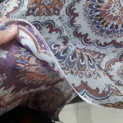 روفرشی مدل زیر سفره ای جاجیم طرح طاووس 6 نفره