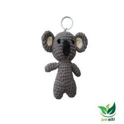 آویز جاکلیدی بافتنی طرح کوآلا کد 1659