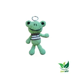 جاکلیدی بافتنی طرح قورباغه کد 1656