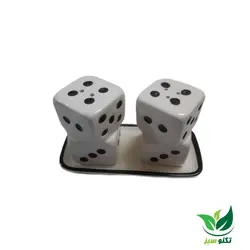 نمکدان مدل تاس دوطبقه (2 عددی)