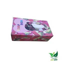 جا صابونی طرح صدف نارنجی رنگ