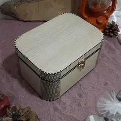 ست جعبه لوازم خیاطی چوبی کد c50