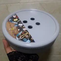 جعبه خیاطی طرح دکمه مدل ایت