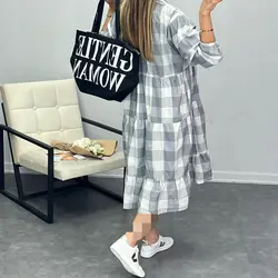 پیراهن مانتویی کد 6052