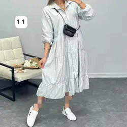 پیراهن مانتویی کد 6052