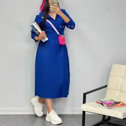 پیراهن کمردار کد 6185