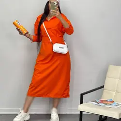 پیراهن کمردار کد 6185