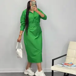 پیراهن کمردار کد 6185