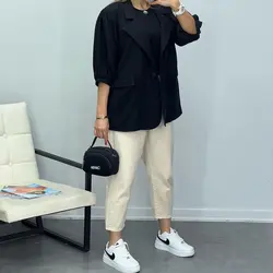 کت استین پفی کد 6190