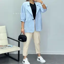 کت استین پفی کد 6190