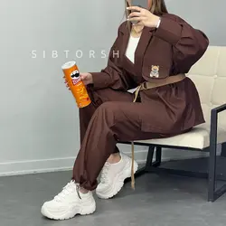 کت و شلوار و کمربند تدی کد 5755