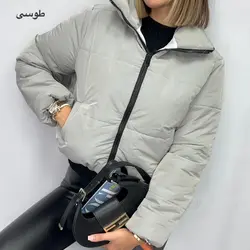 کاپشن کوتاه پفی کد 6308