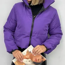 کاپشن کوتاه پفی کد 6308