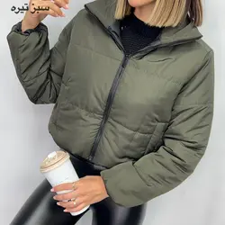 کاپشن کوتاه پفی کد 6308