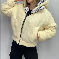 کاپشن دو رو تدی کد 6411