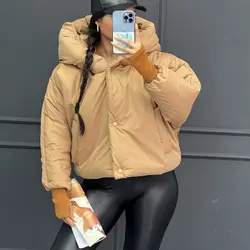 کاپشن پفی فینگردار کد 6403