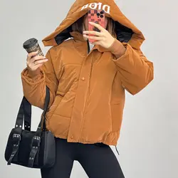 کاپشن سیلیکونی کلاهدار کد 6338
