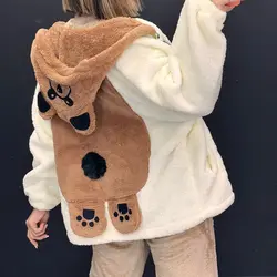 کاپشن کلاهدار تدی کد 6490