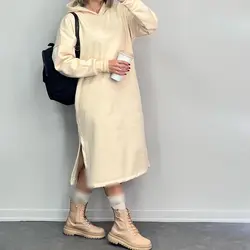 هودی پیراهنی همراه با جوراب کد 6569