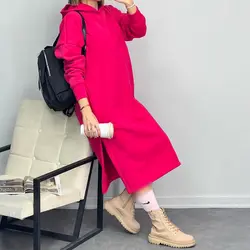 هودی پیراهنی همراه با جوراب کد 6569