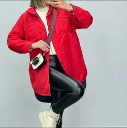 کاپشن دکمه دار کد 6272