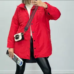 کاپشن دکمه دار کد 6272