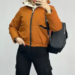 کاپشن جیب زیپ کد 6582