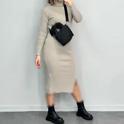 پیراهن بافت بغل چاکدار کد 6604