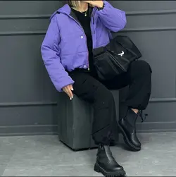 کاپشن جیب کج کد 6379