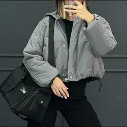 کاپشن جیب کج کد 6379