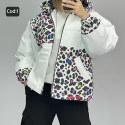 کاپشن ترکیبی طرحدار کد 6623