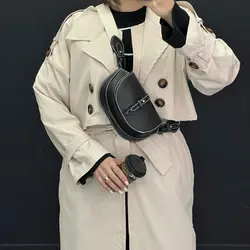 ترنچ کت استردار بلند کد 6630