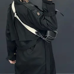 ترنچ کت استردار بلند کد 6630