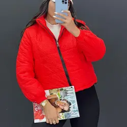 کاپشن گت دار استین کش کد 6653