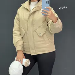 کاپشن جیب دکمه دار کد 6674