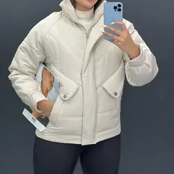 کاپشن جیب دکمه دار کد 6674