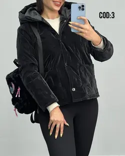 کاپشن سیلیکونی دو جیب کد 6685