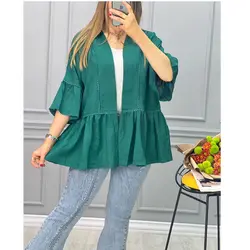 مانتو پارچه هندی عروسکی کد 2820