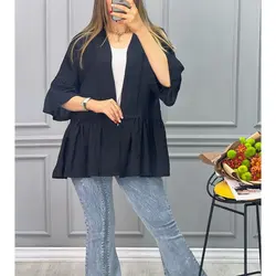 مانتو پارچه هندی عروسکی کد 2820