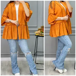 مانتو پارچه هندی عروسکی کد 2820