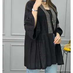 مانتو خامه دوزی عروسکی کد  2826