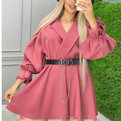 پیراهن عروسکی کمردار کد  2789